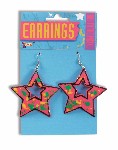 80's Star Earrings
